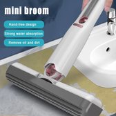 Schoonmaak spons - Mulitfunctionele Mini mop - mini mop met 1 dweilkop - Keuken - auto - Extra schoomaakspons - Schoonmaak - Badkamer - Ramen - Mop met handgreep - Voor alle oppervlakken