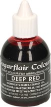 Sugarflair Airbrush Kleurstof - Voedingskleurstof - Dieprood - 60ml
