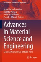 Lecture Notes in Mechanical Engineering - Advances in Material Science and Engineering