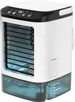 Bol.com Brivia Draagbare Airconditioner - Ventilator - Inclusief 7 Kleuren Nachtlamp - 3 Windsnelheden - 900ml Wateropslag - Ide... aanbieding