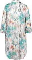 DIDI Dames Tunic Flora in Offwhite with Palm festival print maat 48