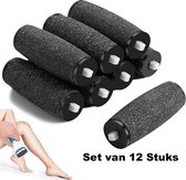 Multipack (3x4 stuks) Rollers Voor Scholl Voetvijl | Navulling Velvet Smooth | 12 Stuks | Geschikt Voor Scholl Elektrische Eeltvijl | Hygienisch verpakt per 4