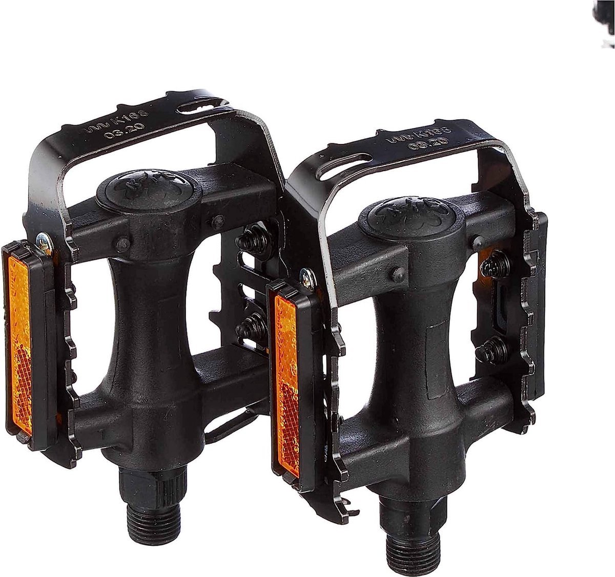 Finnacle - Anti-Slip/Fietspedalen/Set met Reflectoren/Zwart/Mountainbike Sport/2 STUKS