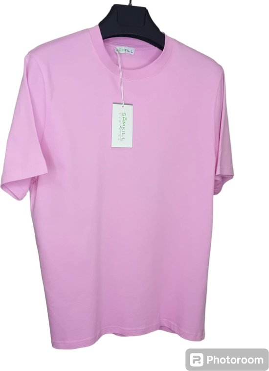 T-shirt-S-Heren-Roze-SAMKILL