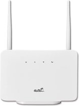 Mifi router - Draadloos WiFi - Mifi router - 4G/5G - 10 apparaten - 3000MAH - WiFi Dongle - Wifi Buddy - Simkaart - USB - Wifi in de Auto - 300Mbps - Wit