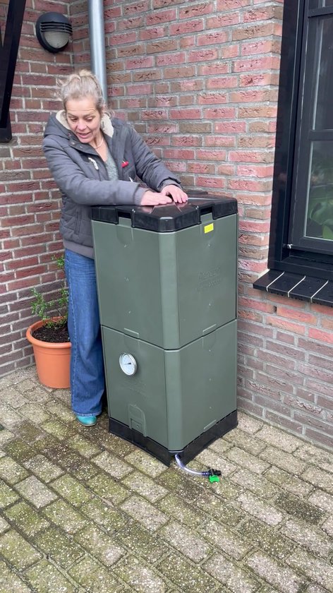 Ronde Bokashi Composteer Fermenteer Lekdichte Keukenemmer 9L recyclen GFT- afval