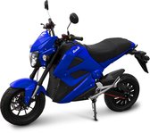 Retelli Drago - elektrische scooter - Sportbrommer - metallic blue - 32AH accu - incl kenteken, tenaamstelling en rijklaar maken