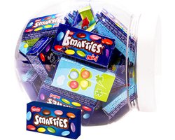 Smarties chocolade - kleurrijke chocoladesnoepjes in cookie jar - 375g
