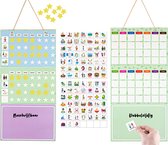 Smarfer - Magnetische pictogrammen - Beloningssysteem - voor weekplanner planbord voor kinderen - gekleurde pictogrammen - dagritme – routine - autisme planner - magneetjes - magneten kinderen