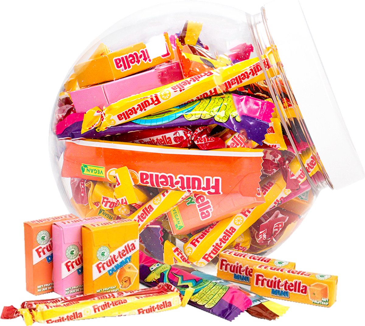 Fruit-tella candy mix - 50 stuks - 487g