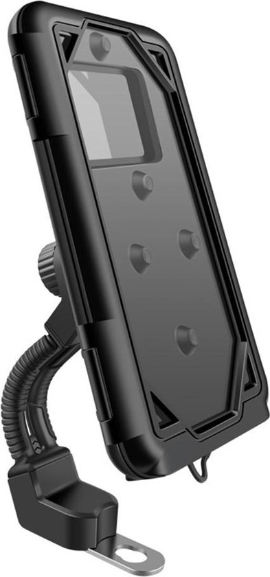Waterdichte Telefoonhouder voor Motor, Scooter, Brommer - Spiegel Telefoon Houder - 100% Waterdicht - GSM Houder - Universeel - 5,5 t/m 7,4 inch