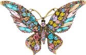 Trendy - Broche - Sierspeld - Tropical Butterfly - Rainbow