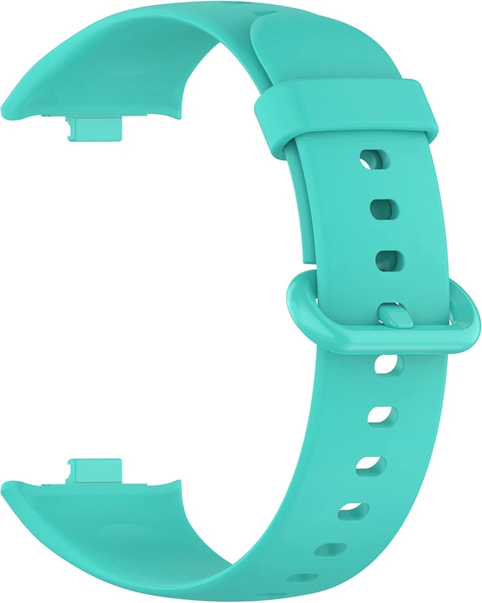 DrPhone FVS TPU Siliconen Polsband – Armband – Sportband Geschikt voor Fitbit Luxe– Turquoise