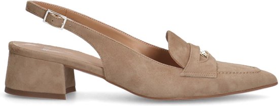 MANFIELD X INTERIEUR VAN MIES - Dames - Interieurvanmies - Beige suède slingbacks - Maat 38