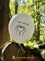 Ballon - Uitvaart ballon - Voor Altijd - AF-SVB61 - Uitvaart - Crematie - Herdenken - Sterfdag - Afscheid & Troost