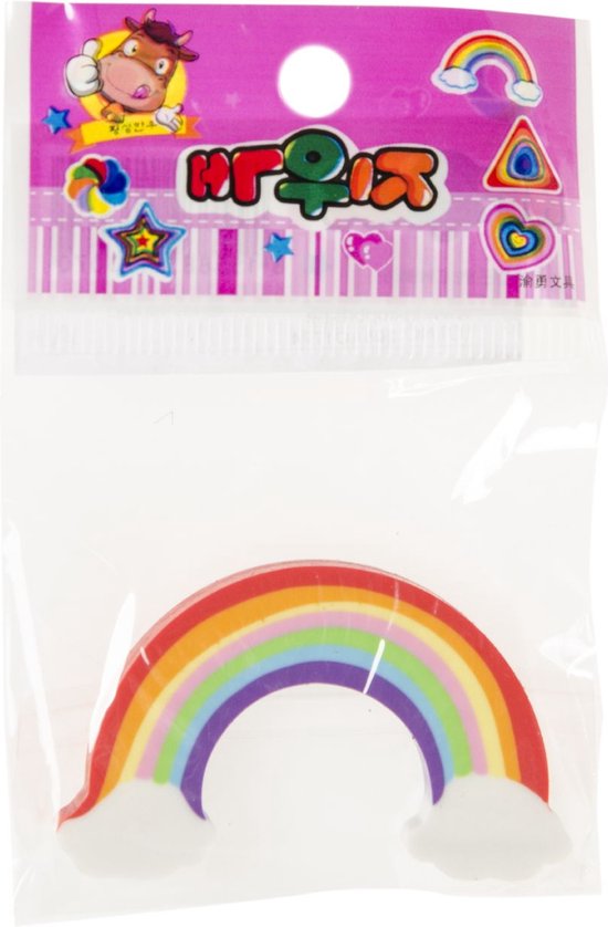 Gommes à effacer arc-en-ciel 12 pièces, Cadeaux à distribuer pour Enfants , gomme Rainbow rose, fournitures scolaires
