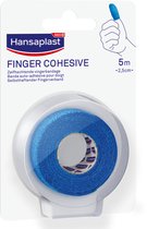 Hansaplast Finger Cohesive Zelfhechtende Vingerbandage - 2.5cm x 5m - Blessure - Blauw