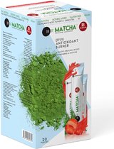 Matcha Premium Japanse Detox Antioxidant Brander Tea 10g x 20 stuks, Alleen Natuurlijk, Niets toegevoegd, Glutenvrij, Vegaans, De Krachtigste Groene Thee ter wereled