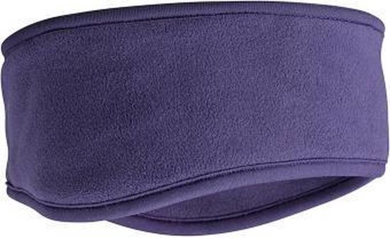 Fleece hoofdband  aubergine