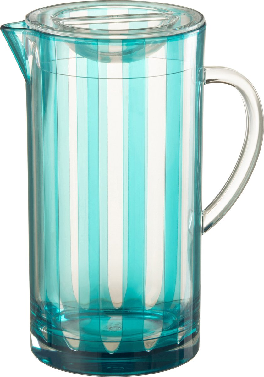 J-Line kruik Melanie - kunststof - blauw