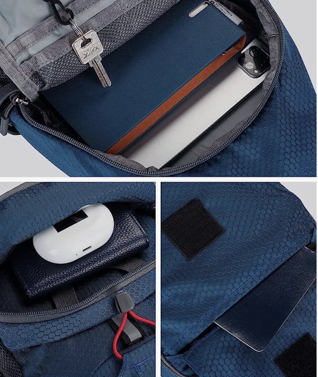 ELBULL Gebarentaal Alfabet Crossbody Tas Lichtgewicht Sling Bag Reizen