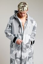 Omkleed jas - Poncho - Soft-Shell - Arctic Camouflage/Grey