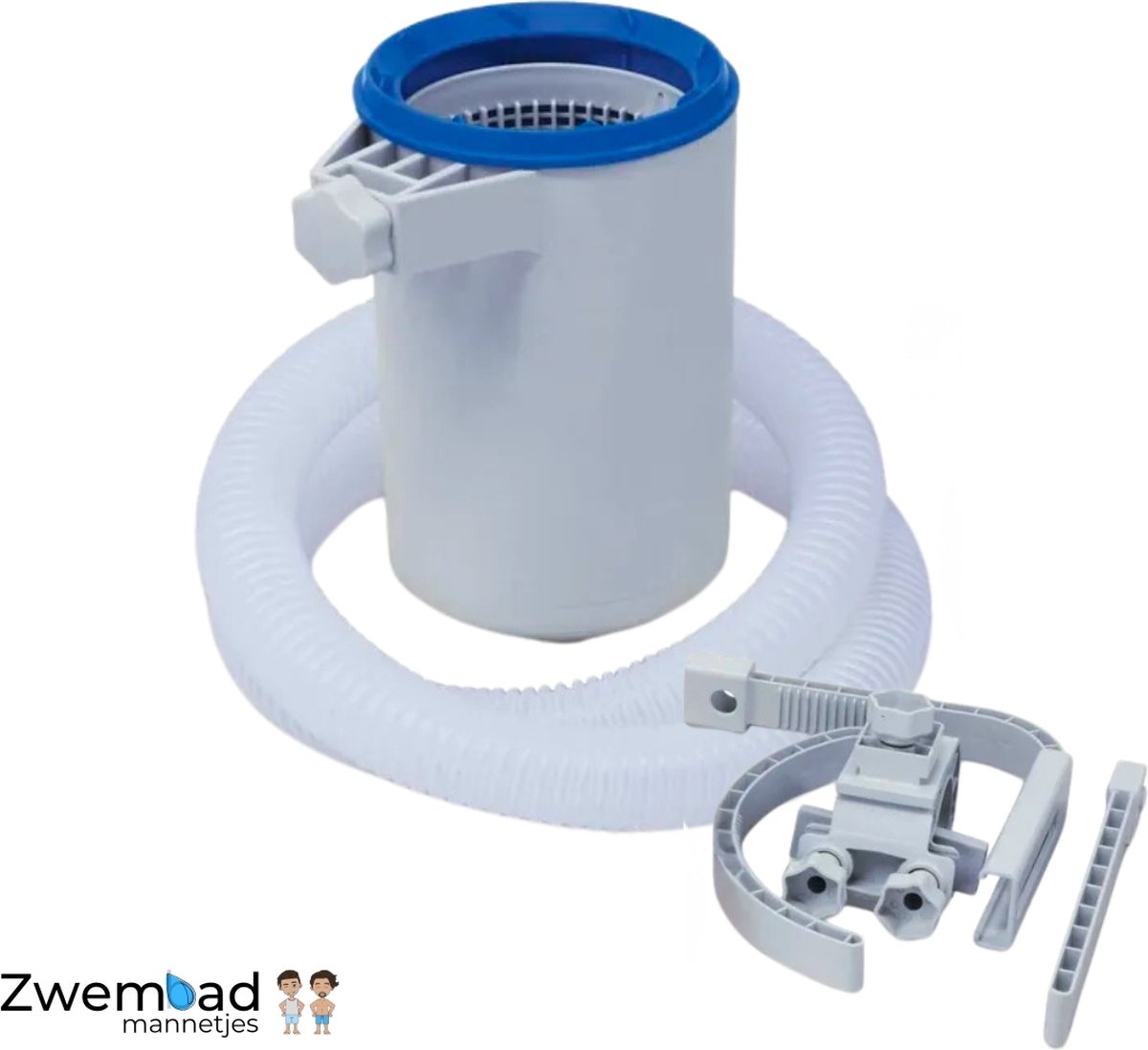 Interline Drijvende Zwembad Skimmer – Skimmer zwembad Geschikt voor Intex & Bestway Zwembaden – Opzet Zwembad skimmer – Inclusief gratis voetvormig voetenbad