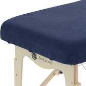 ZenGrowth® Badstof Hoeslaken Massagetafel Marineblauw – Zonder Uitsparing - Geschikt voor meerdere massagetafels – Stretch materiaal - Extra comfort – 280 gram/m2 dikte