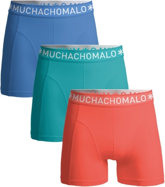 Muchachomalo Heren Boxershorts - 3 Pack - Maat S - 95% Katoen - Mannen Onderbroek