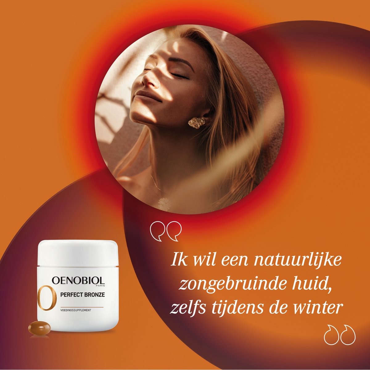 OENOBIOL Perfect Bronze Intense 2x30 Capsules - Zelfbruiner - Bruiningsversneller - Bruinen zonder zon - 2x30 caps – foto 2