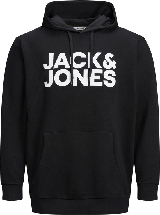 Jack & Jones Heren Sweatshirt JJECORP LOGO regular fit Zwart Volwassenen