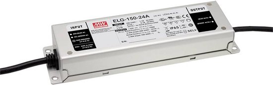 Mean Well ELG-150-42AB-3Y LED-driver Constante spanning 150 W 1.8 - 3.57 A 37.8 - 46.2 V/DC 3-in-1 dimmer, Montage op o