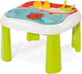 Speeltafel voor buiten water en zand met twee verschillende delen inclusief deksel en 5 accessoires - Ideaal voor zomerpret!