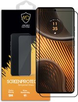 Motorola Edge 50 Ultra Screenprotector - MobyDefend Screensaver Met Zwarte Randen - Gehard Glas - Glasplaatje Geschikt Voor Motorola Edge 50 Ultra