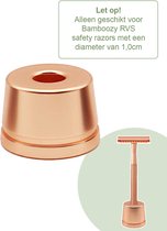 Losse Safety Razor Houder Rosé Goud Gold - Geschikt voor Bamboozy Metalen Safety Razors