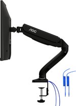 AOC AS110DX supporto da tavolo per Tv a schermo piatto 81,3 cm (32') Nero Scrivania