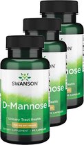 Swanson | D-Mannose 700mg | 60 Capsules | 3 stuks | 3 x 60 capsules