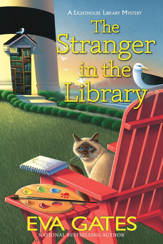 A Lighthouse Library Mystery 11 - The Stranger in the Librar ... - cover