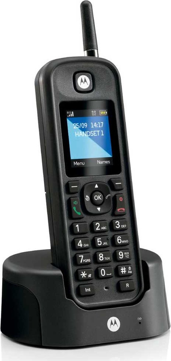 Motorola O201 DECT-telefoon Nummerherkenning Zwart