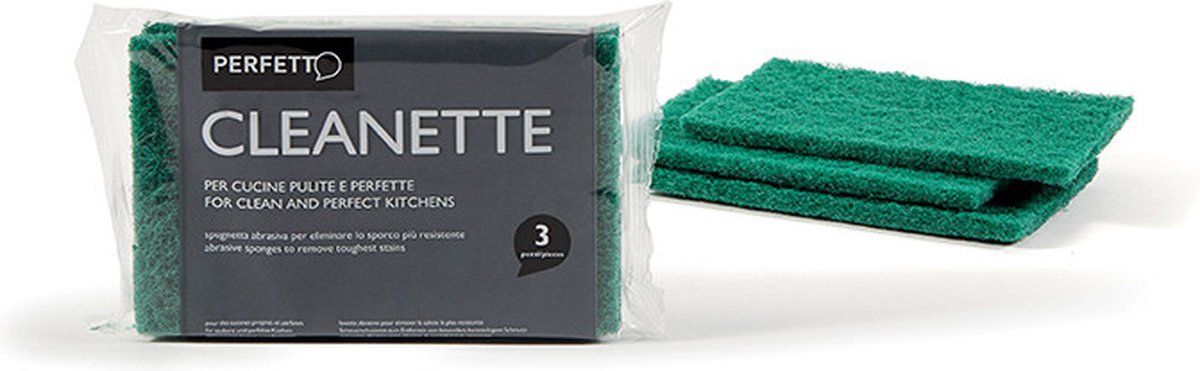 Goedkoopste Perfetto 0238 schoonmaakdoek Polyester Groen 3 stuk(s