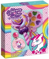 Kinder Make-up Set Cartoon Unicorn Love Bi Lollipop (9 pcs)