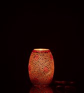 J-Line lamp Bram - glas - rood - small