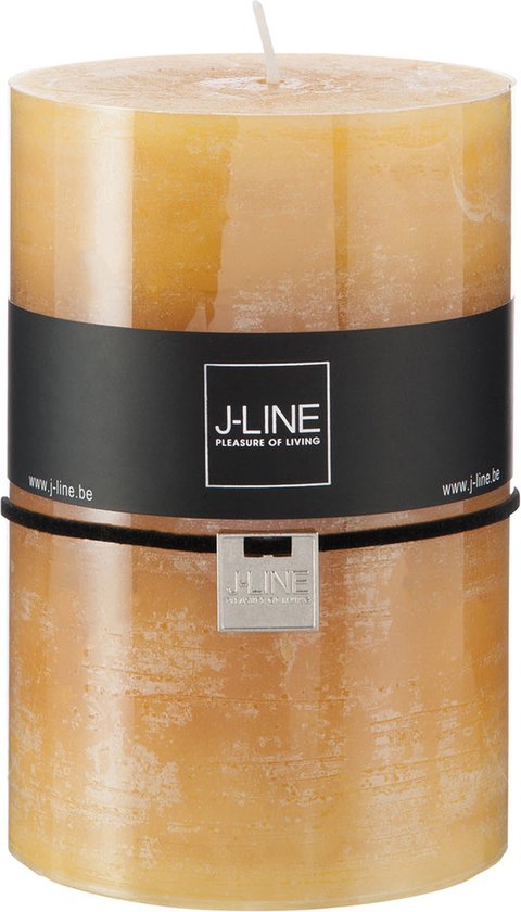 J-Line bougie cylindrique - ocre - XL -110H - 6 pcs