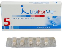 LibiForMe Erectiepillen - 5 capsules - libido verhogend - 100% natuurlijk voedingssupplement - Discreet geleverd - Alternatief voor: Viagra, Levitra, Cialis, Forte, Kamagra en Performance.