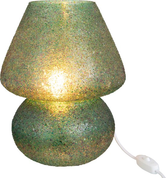 J-Line tafellamp Tom - glas - groen