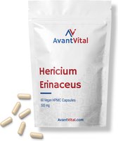Hericium Erinaceus - 60 Vegan Capsules - 500 mg - Hoog gestandaardiseerd - AvantVital - Voedingssupplementen