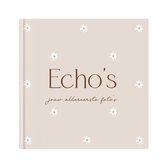 Writemoments - Invulboek 'Echo's' echoboekje - madelief - echo foto's bewaren - zwangerschap - zwangerschapsboek