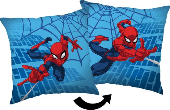 SpiderMan Sierkussen Fly High - 40 x 40 cm - Polyester