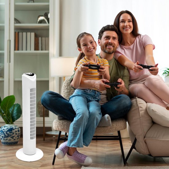 Honeywell quietset Ventilador de torre 5velocidadblanco - Yaxa