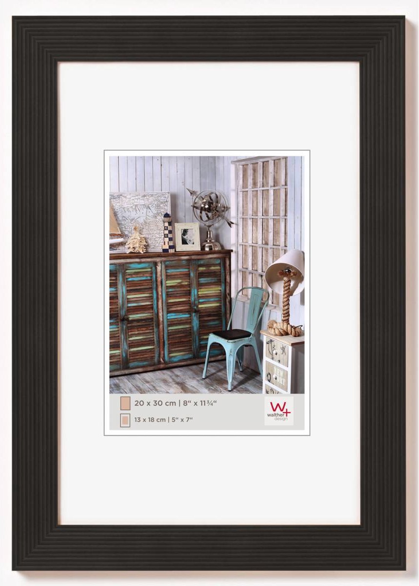Walther Grado - Houten lijst - Fotoformaat 50x70 cm - Zwart